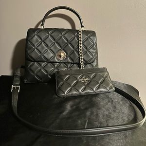Kate spade small shoulder bag and wallet